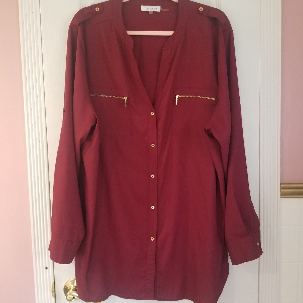 Calvin Klein Long Sleeve top 2X